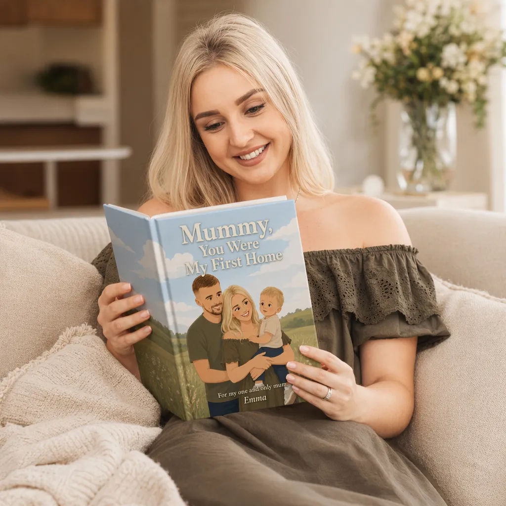 A child opening their personalised StoryStars book